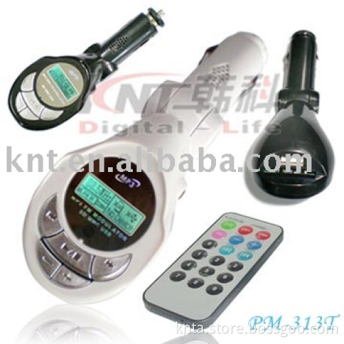 LCD display car mp3 fm transmitter with flash memory--PM-313T